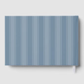 Rayures Bleues Élégantes (Verso)