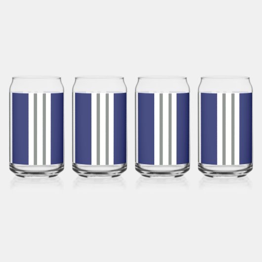 Rayures Bleues et Blanches Côtières (Recto)