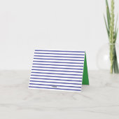 Rayures Bleues et Blanches Prépa avec Monogramme V (Dos)