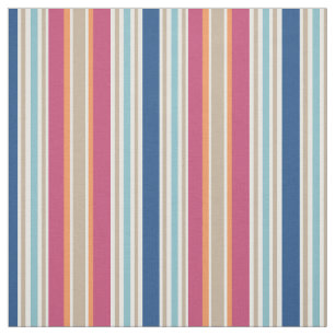 Rayures bleues roses bronzages rayées du tissu