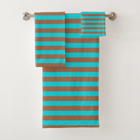 Rayures Brown et turquoises (En situation)