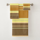 Rayures Brown, Tan, Jaune, Apricot (En situation)