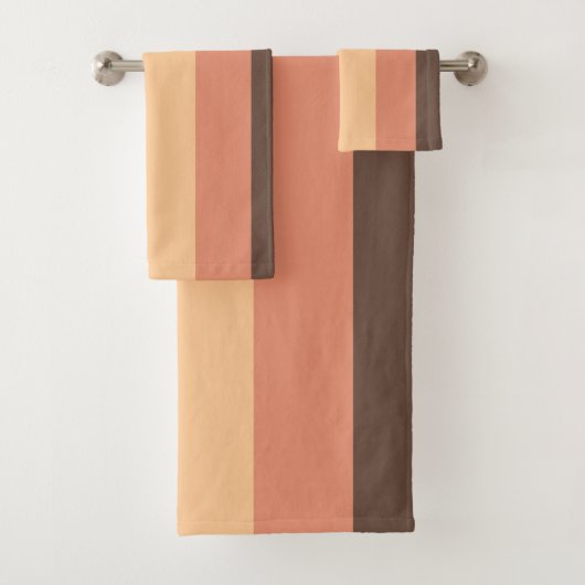 rayures Brown, vertes, jaunes et orange (En situation)