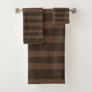 Rayures capricieuses marron rustique moderne minim