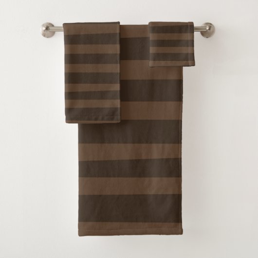 Rayures capricieuses marron rustique moderne minim (En situation)