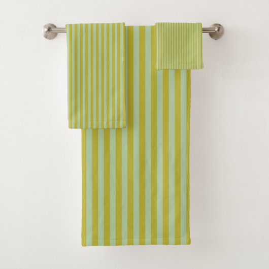 Rayures Chartreuse et Vert Pistache (En situation)