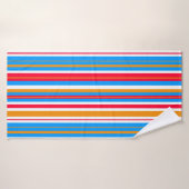 rayures colorées (Serviette de bain)