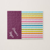 Rayures colorées Jigsaw Puzzle Daisy (Horizontal)