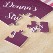 Rayures colorées Jigsaw Puzzle Daisy (Côté)