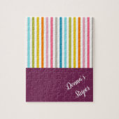 Rayures colorées Jigsaw Puzzle Daisy (Vertical)