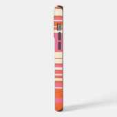 Rayures complexes - Rose, Orange et Crème (Côté gauche)