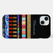 rayures cool pour ajouter un nom (Verso Horizontal)