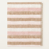 Rayures Crème Beige Rose (Dos)