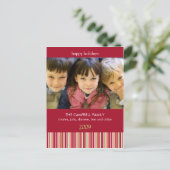 Rayures d'amaryllis : : Carte postale de photo de (Debout devant)