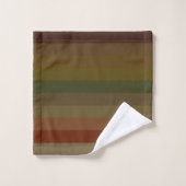 rayures d'automne (Gant de toilette)