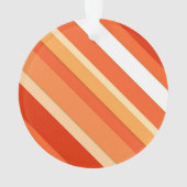Rayures de bonbons superposées - orange et blanc (dos)