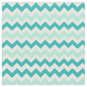 Rayures de Chevron aux nuances du tissu turquoise
