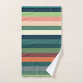 Rayures de couleur (Serviette à main)