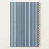 Rayures de flux jet en bleu colonial (Dos)