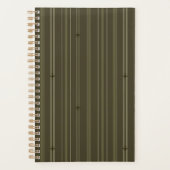 Rayures de flux jet en vert olive (Devant)