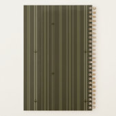 Rayures de flux jet en vert olive (Dos)