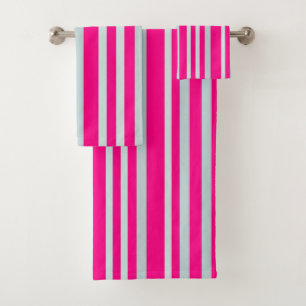 Rayures de ligne verte grise sur Pretty In Pink