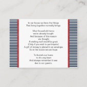 rayures de marine, gouvernail, carte de puits naut (Dos)