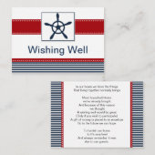 rayures de marine, gouvernail, carte de puits naut (Devant / Derrière)