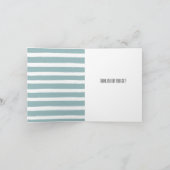 Rayures de menthe Étoiles de mer nautiques Merci d (Intérieur)