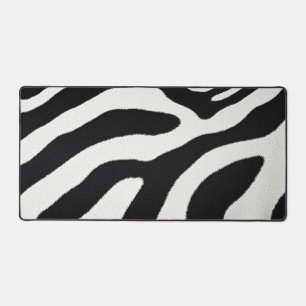 Rayures de zèbre noir et blanc Motif de fourrure d