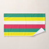 Rayures d'été colorées (Serviette à main)