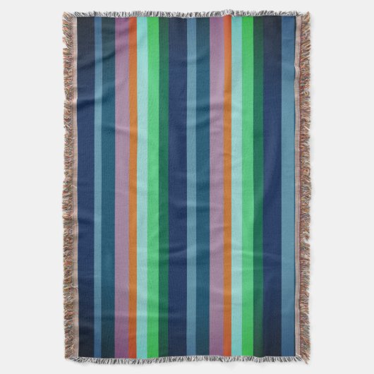 Rayures d'été cool Lancer la couverture (devant Vertical)