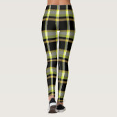 Rayures Épaisses, Leggings à Carreaux (Dos)