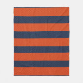 Rayures et couverture bleues et oranges de (Devant)