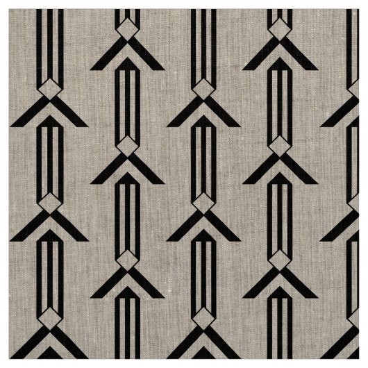 Rayures et tissu noirs géométriques de chevrons (Échantillon)