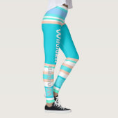 Rayures Funky Lignes Gagnant Power Leggings (Droite)
