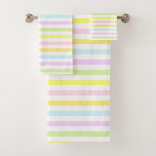 Rayures horizontales en couleurs pastel clair