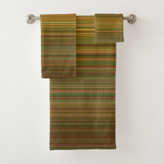 Rayures horizontales vert marron simples