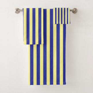 Rayures jaunes et bleues molles verticales