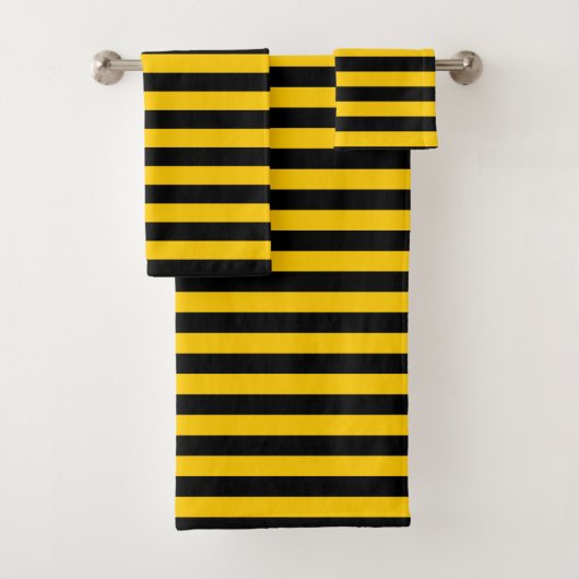 Rayures jaunes et noires d'abeille douce (En situation)