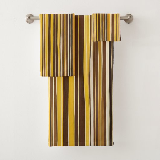 Rayures jaunes, ocre, marron (En situation)