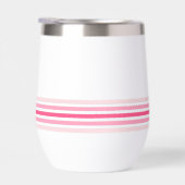 Rayures minimalistes monogrammées rétro (Droite)