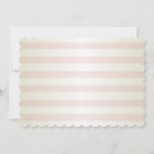 Rayures Modernes Élégantes, Carte de Réponse de Ma (Dos)