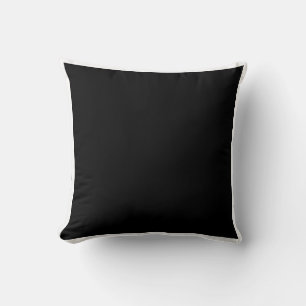 RAYURES modernes noires et blanches de coussin