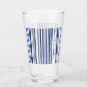 Rayures Modernes Tendance Verre (Devant)