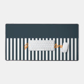 Rayures Navy | Le Monogramme du Gentleman Moderne (Clavier et souris)