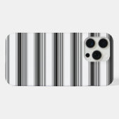 Rayures noires et blanches modernes (Verso Horizontal)