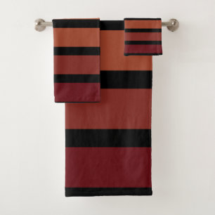 Rayures Nuances De Rouge Sur Fond Noir