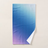 rayures, ombre, dégradé rose (Serviette à main)