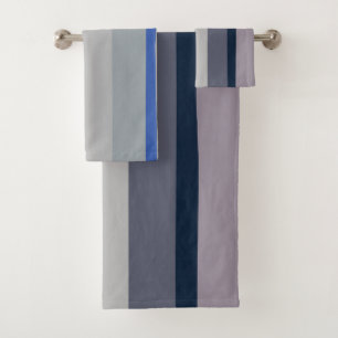 Rayures ondulées violettes et bleues